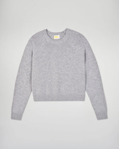 Pull Col Rond Gris Chine Fonce
