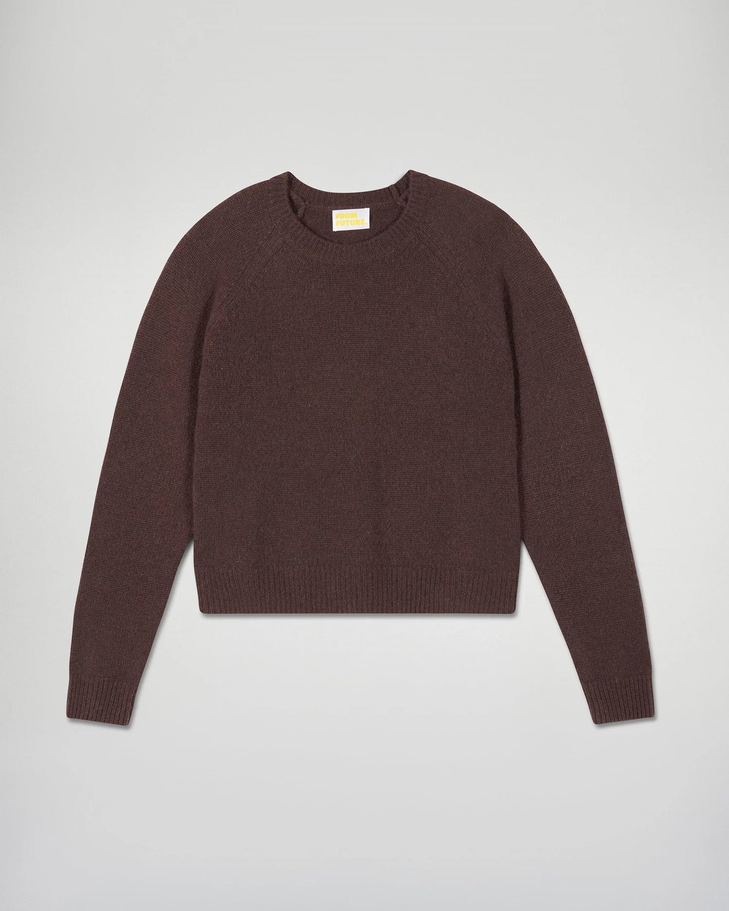 Pull Col Rond Chocolat