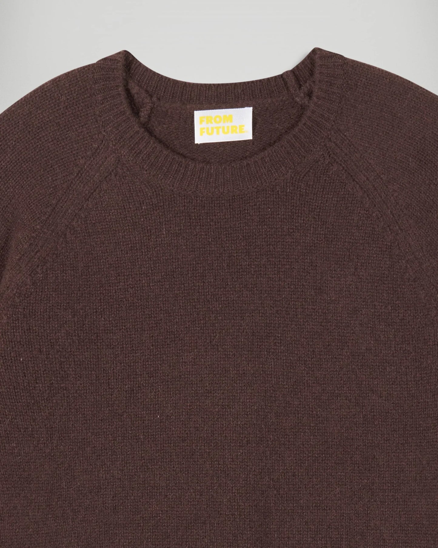 Pull Col Rond Chocolat