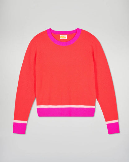 Pull Bicolore Cosmic Coral