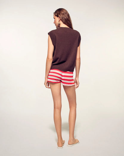 Pull Sans Manches Chocolat