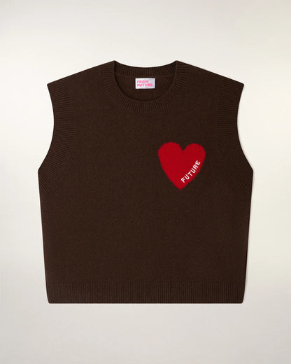 Pull Sans Manches Chocolat