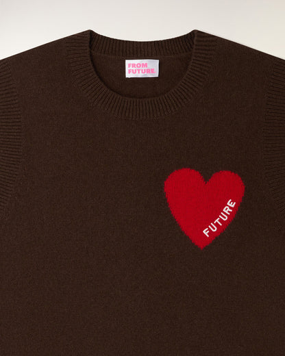 Pull Sans Manches Chocolat