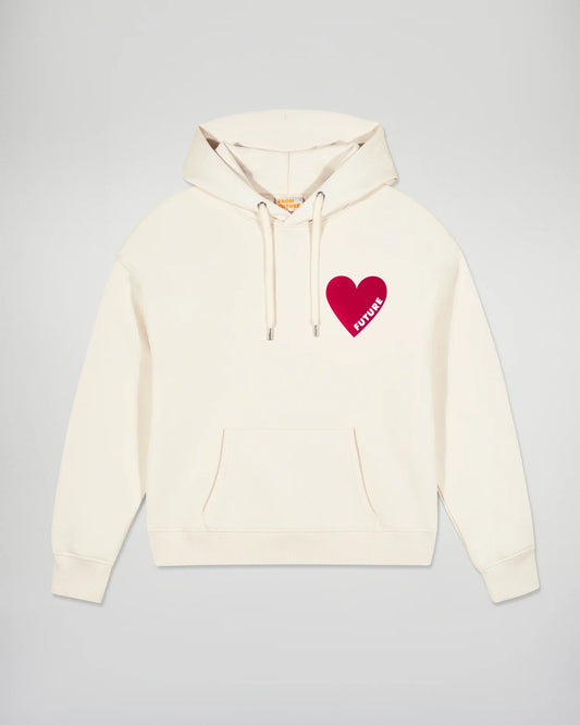Sweat Capuche Coeur Sable