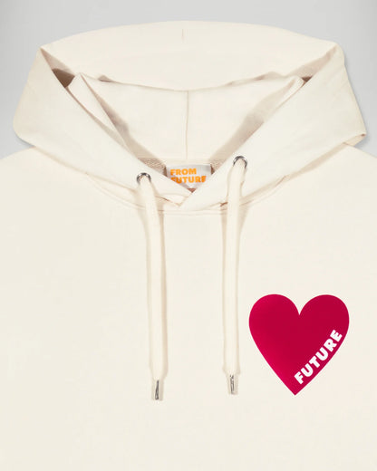 Sweat Capuche Coeur Sable