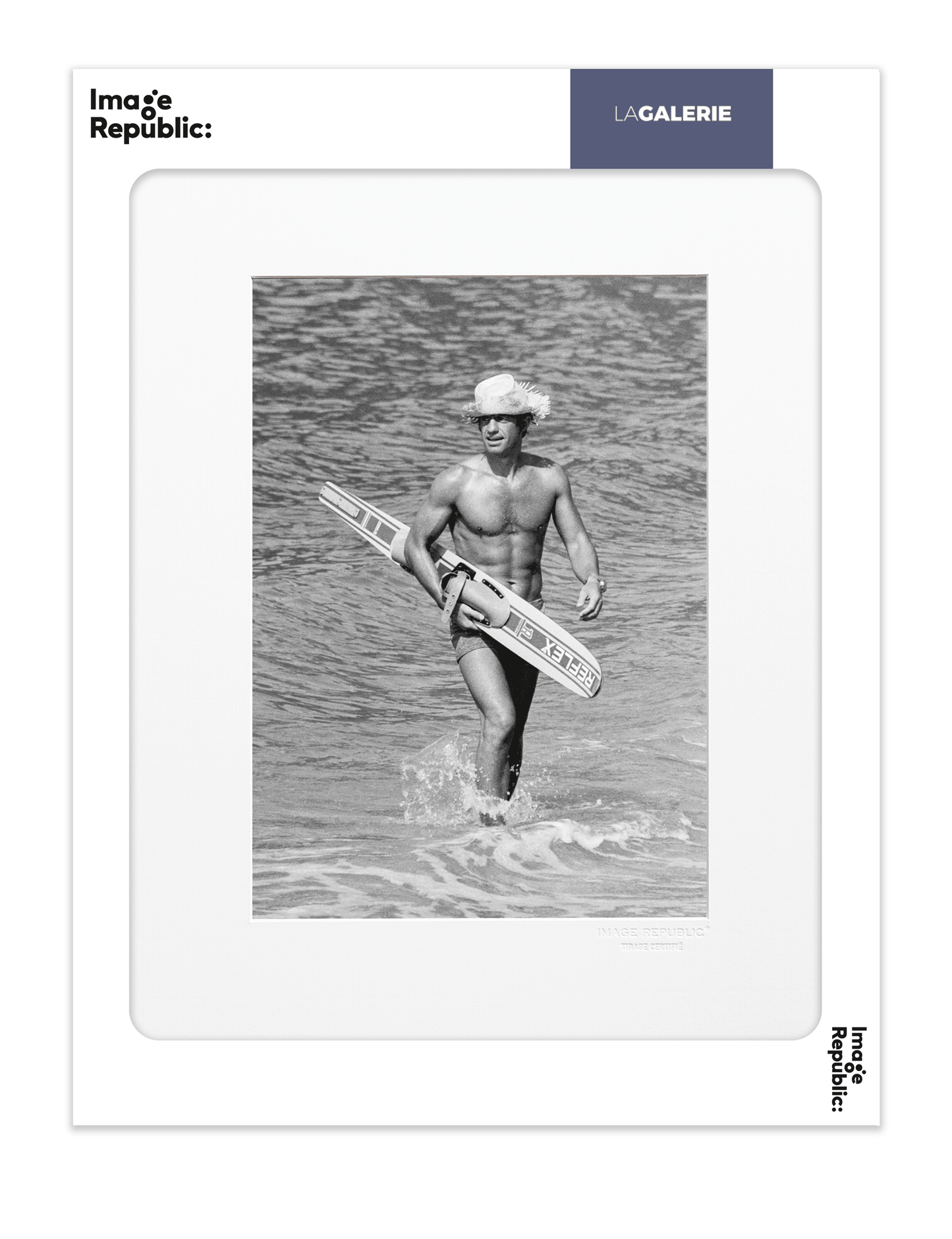 Affiche 56x76 Jean-Paul Belmondo Ski Nautique