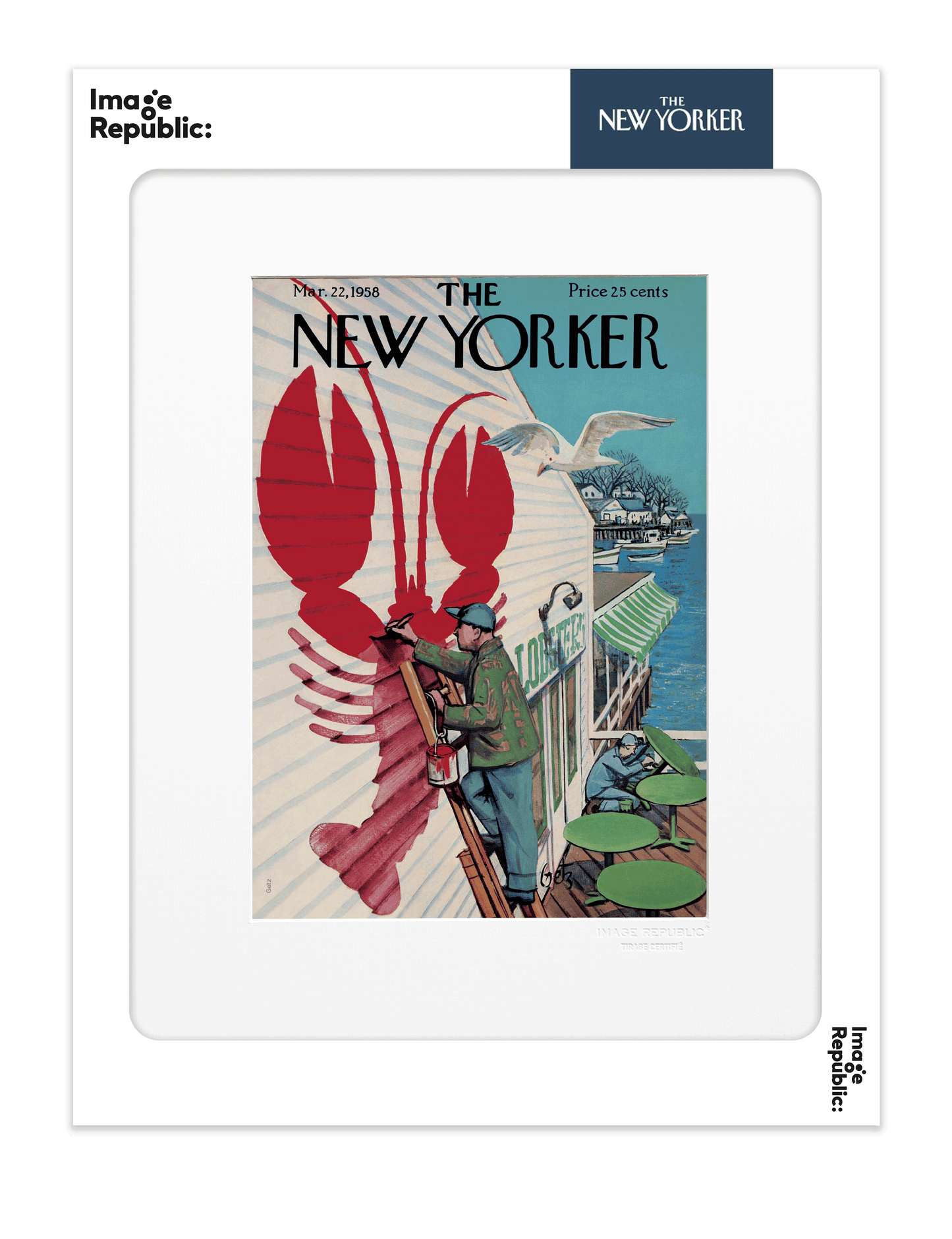 Affiche 38x56 The N-Y Gets Lobster