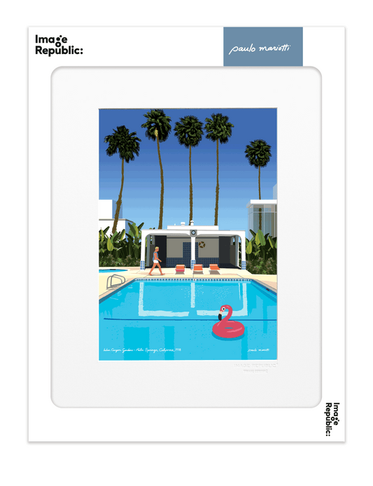 Affiche 40x50 Mariotti Palm Spring