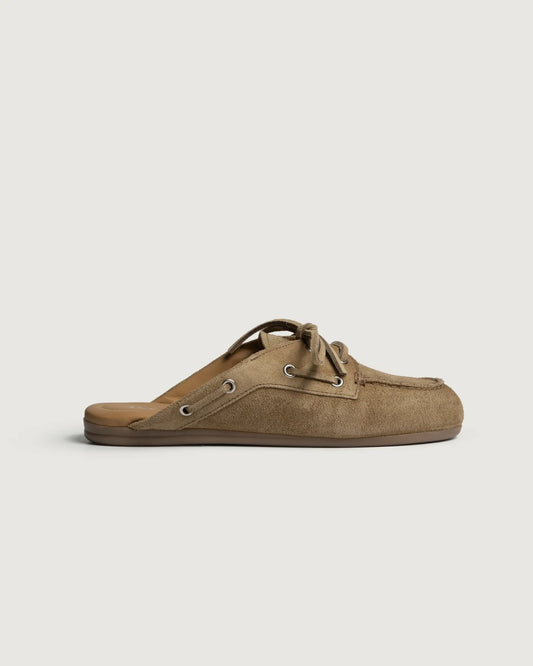 Mules Daim Camel