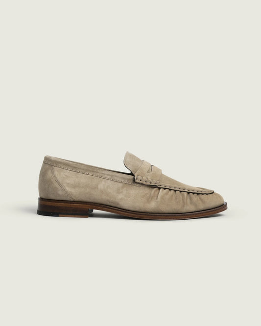 Mocassin Penny Daim Light Taupe