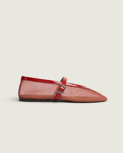 Ballerines Résille Red