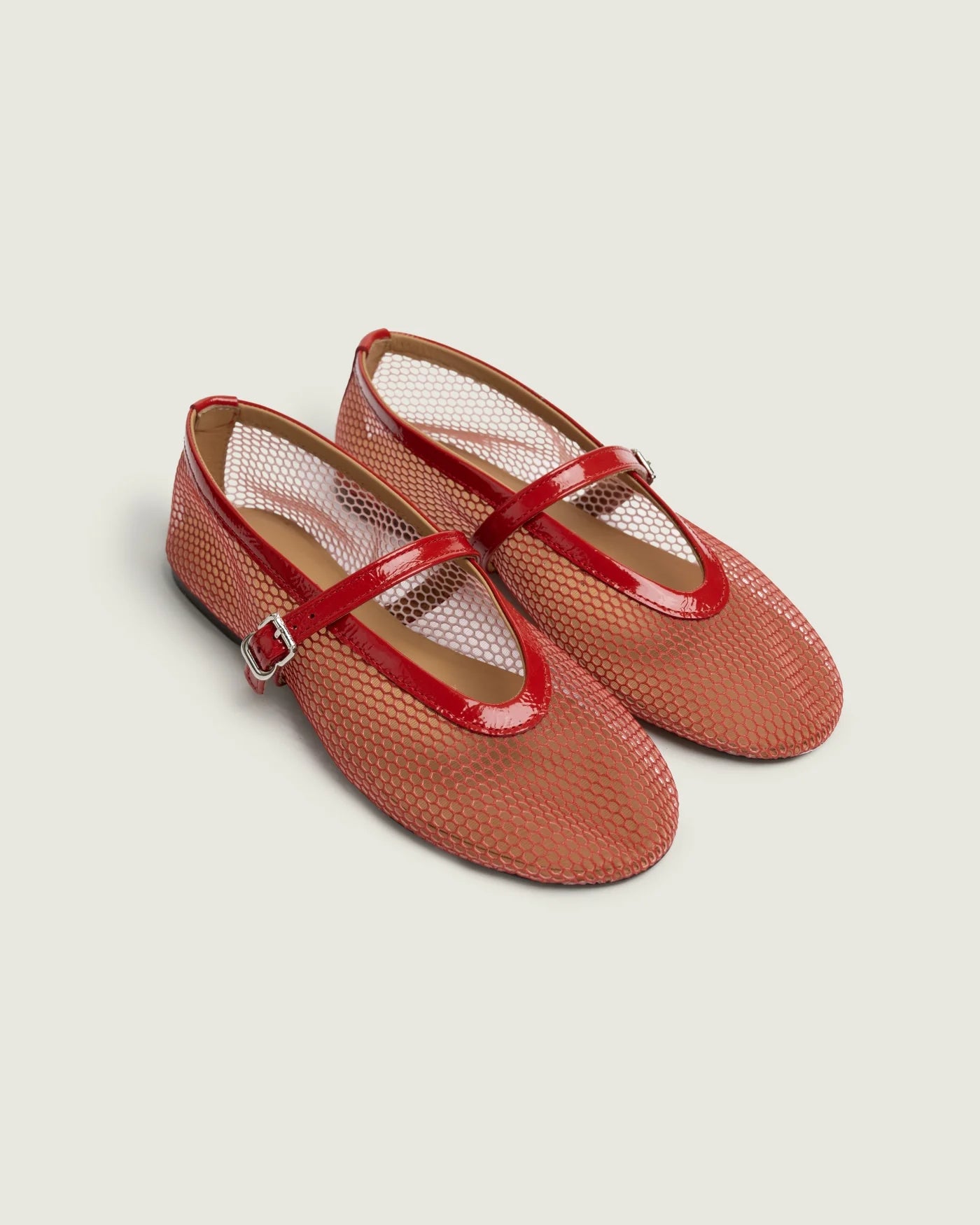 Ballerines Résille Red