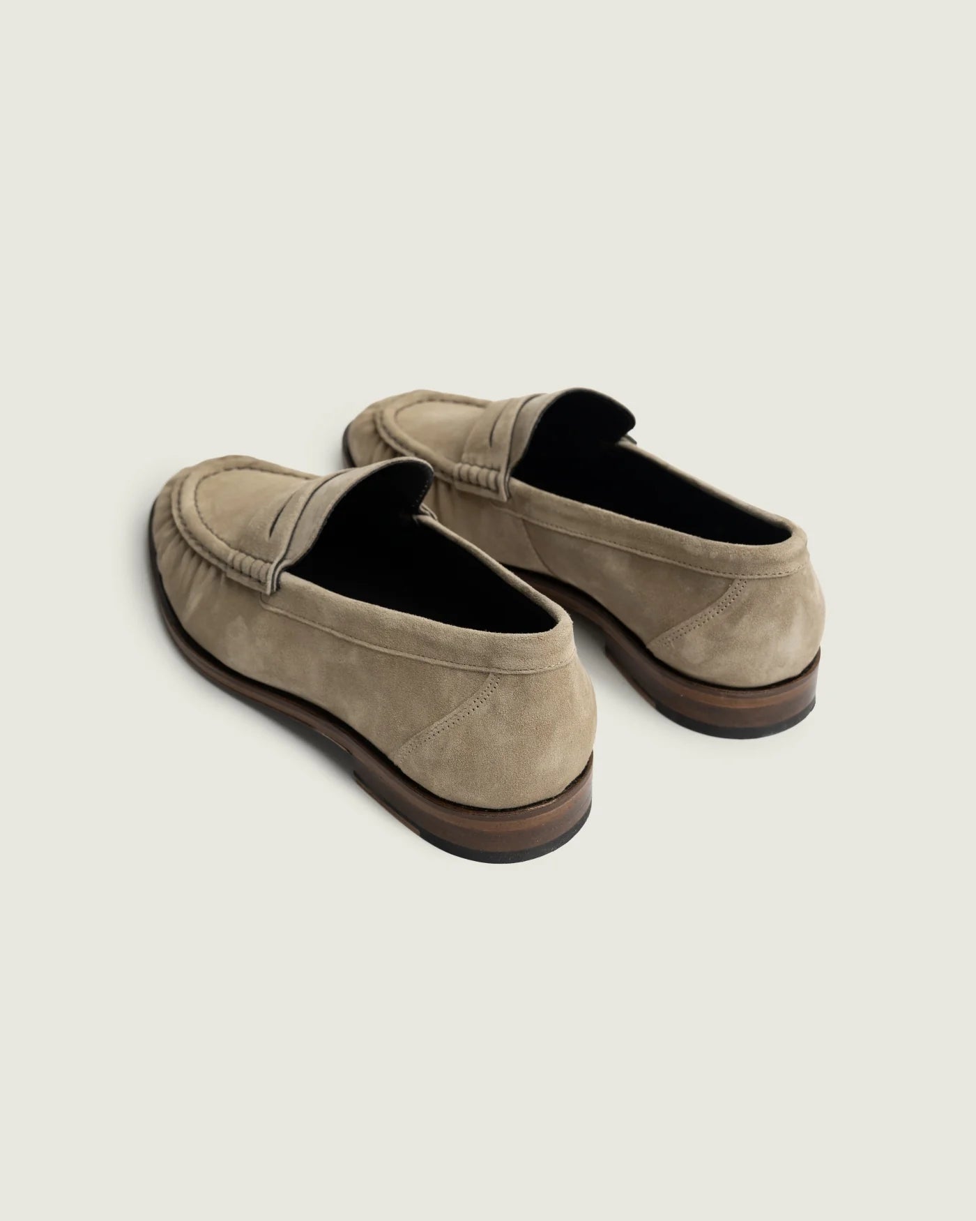 Mocassin Penny Daim Light Taupe