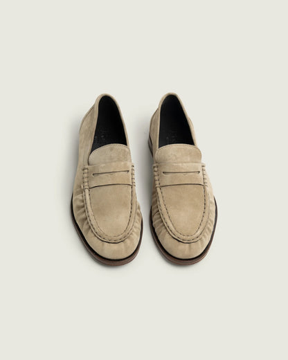 Mocassin Penny Daim Light Taupe