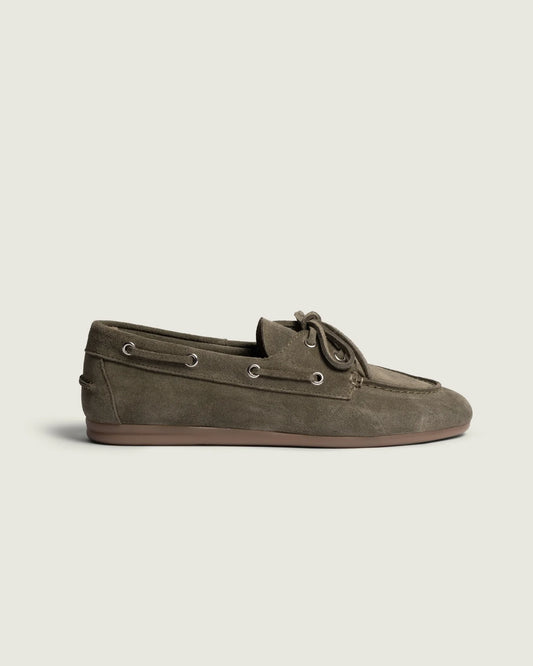 Mocassins Daim Khaki
