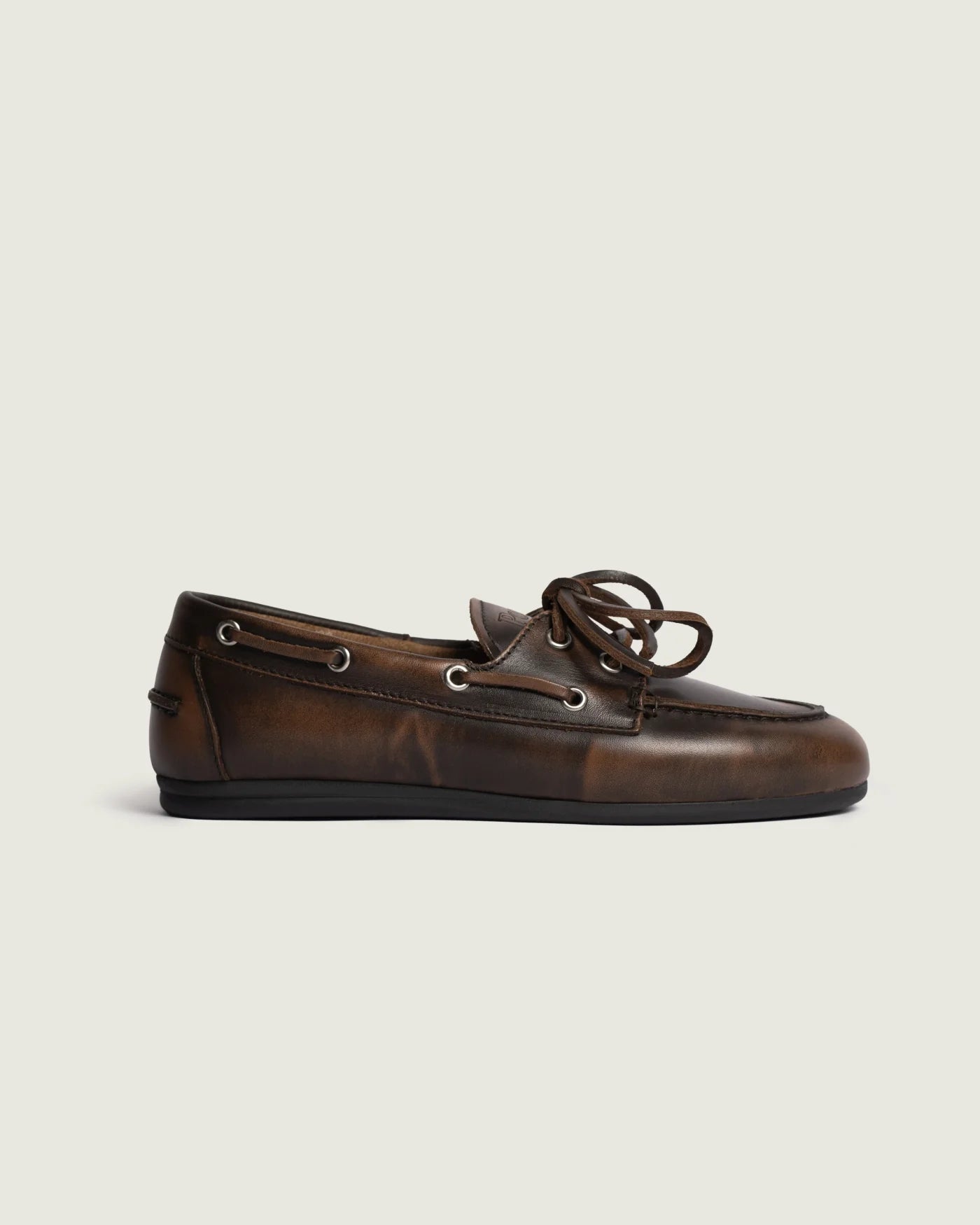 Mocassins Bateau Cuir Coffee
