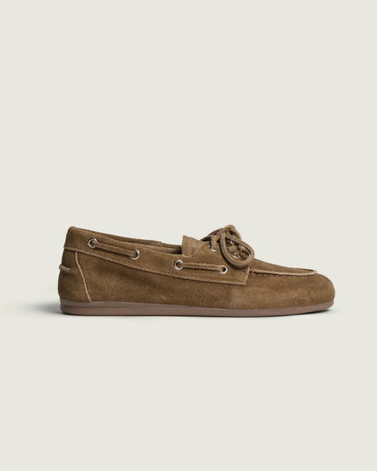 Mocassin Bateau Daim Desert Tan