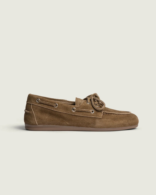 Mocassin Bateau Daim Desert Tan