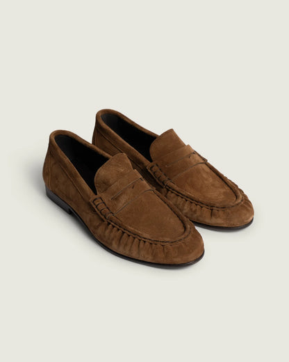 Mocassin Penny Daim Cognac