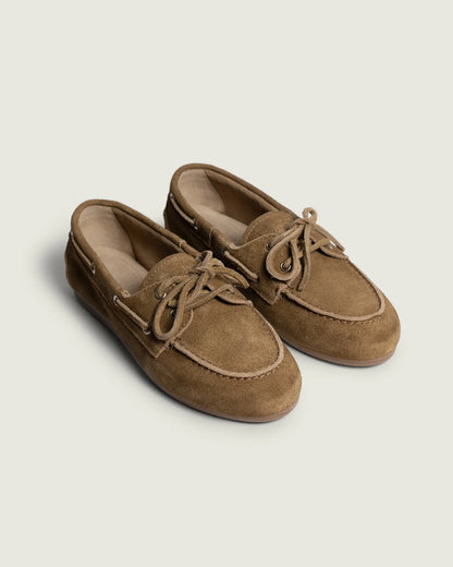 Mocassin Bateau Daim Desert Tan