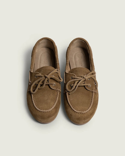 Mocassin Bateau Daim Desert Tan