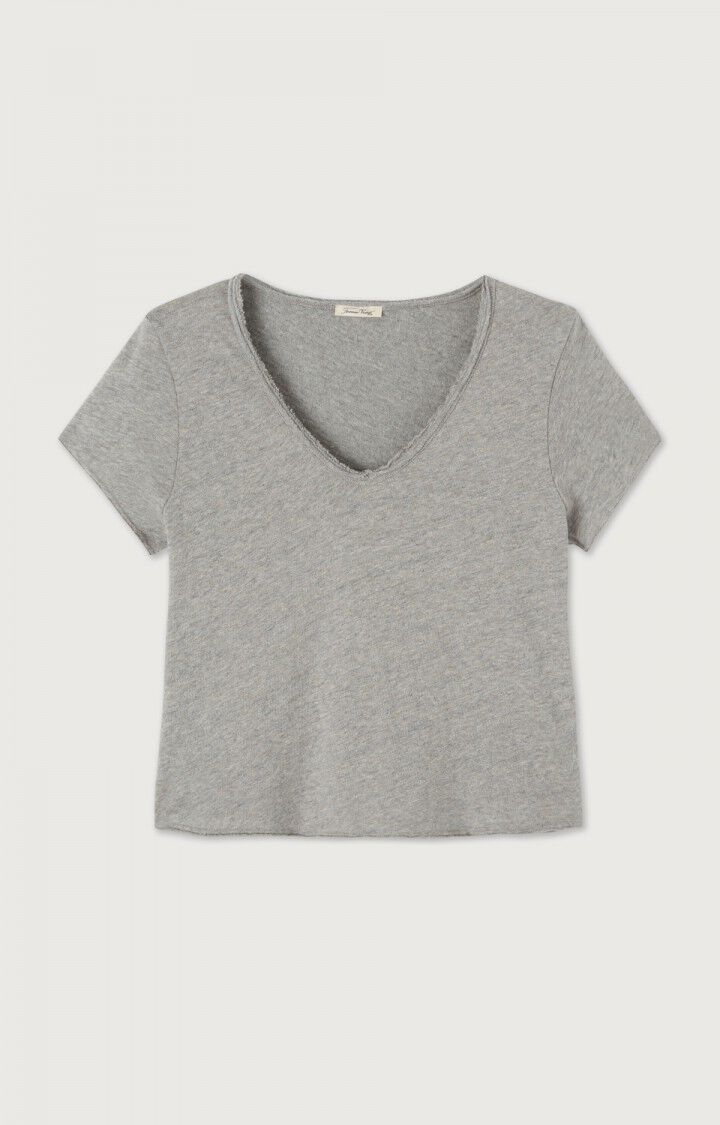 T-shirt Sonoma Col V Gris Chiné