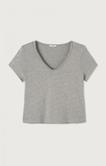 T-shirt Sonoma Col V Gris Chiné