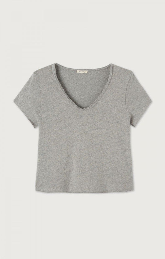 T-shirt Sonoma Col V Gris Chiné