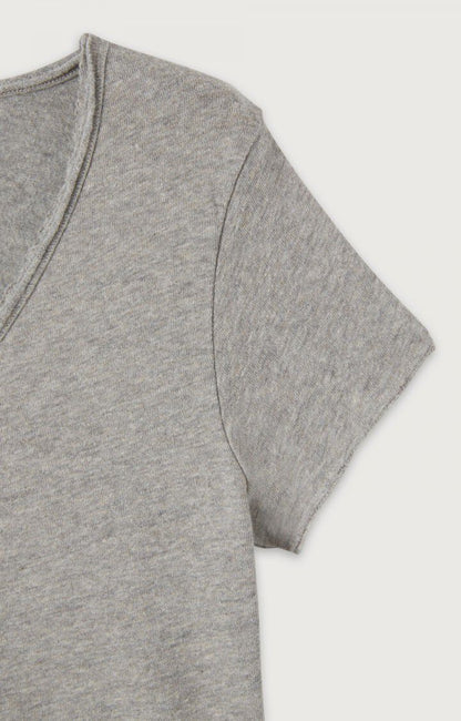 T-shirt Sonoma Col V Gris Chiné