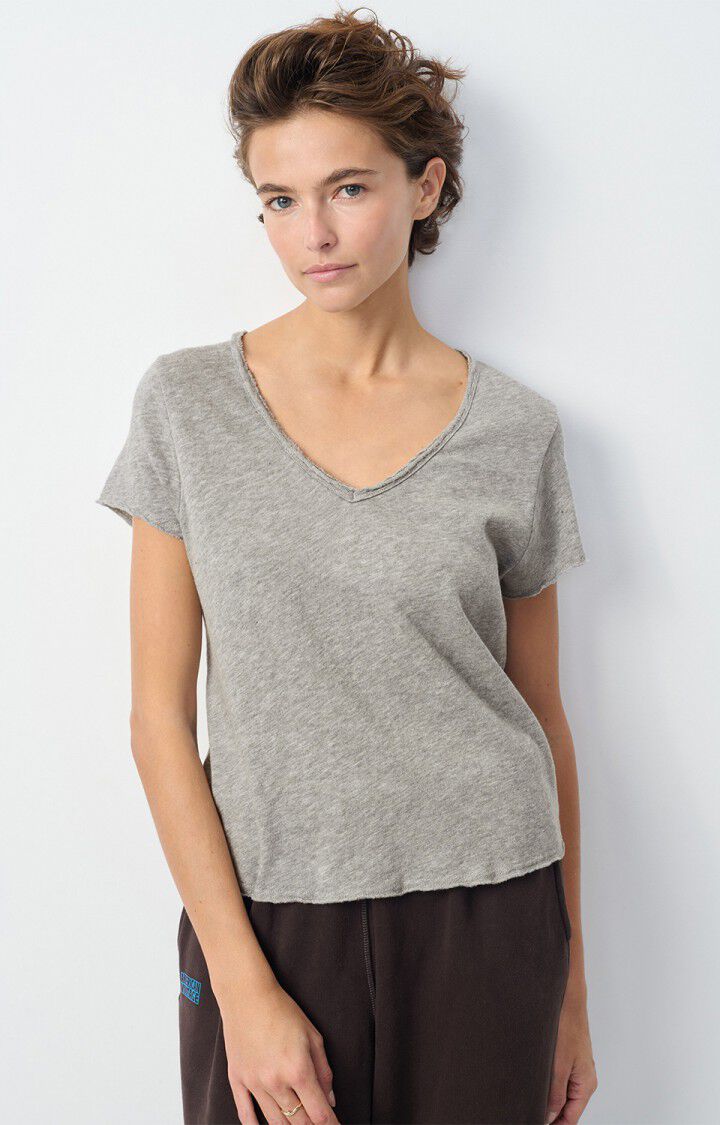 T-shirt Sonoma Col V Gris Chiné