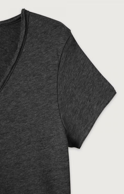 T-shirt Sonoma Col V Noir Vintage