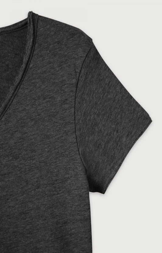 T-shirt Sonoma Col V Noir Vintage