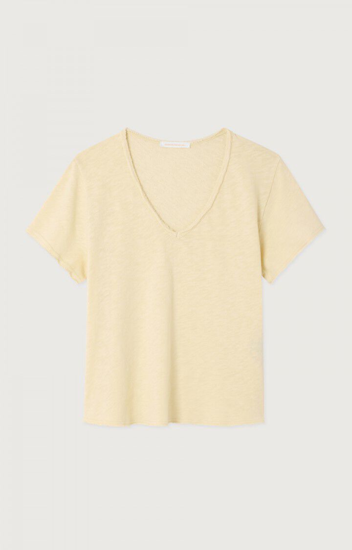 T-shirt Sonoma Col V Vanille Vintage