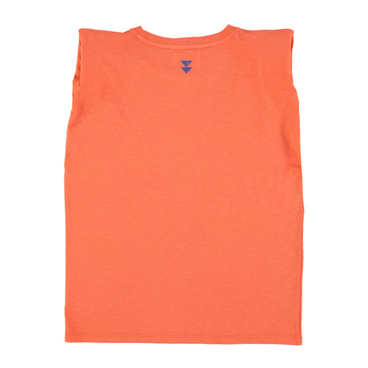 T-shirt Epaulettes Sicilian Summer Story Orange
