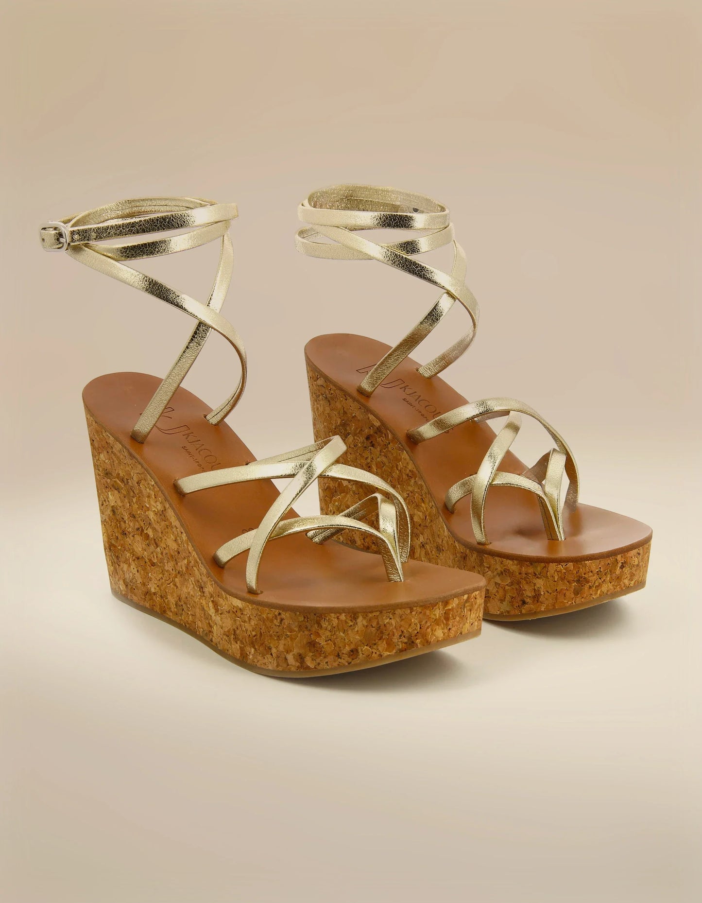 Sandales Trisula Metyl Champagne