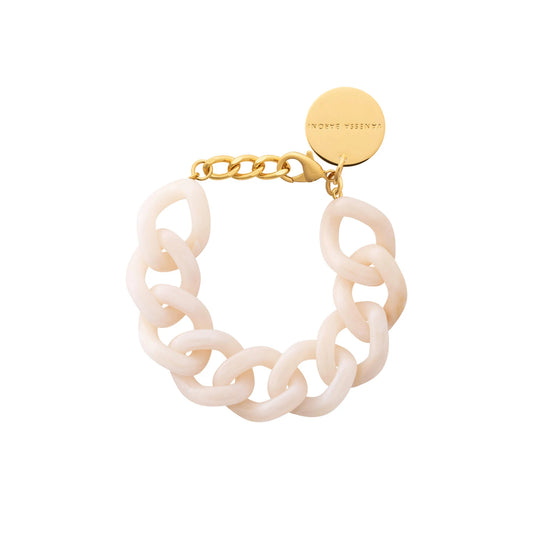 Bracelet Flat Latte Marble