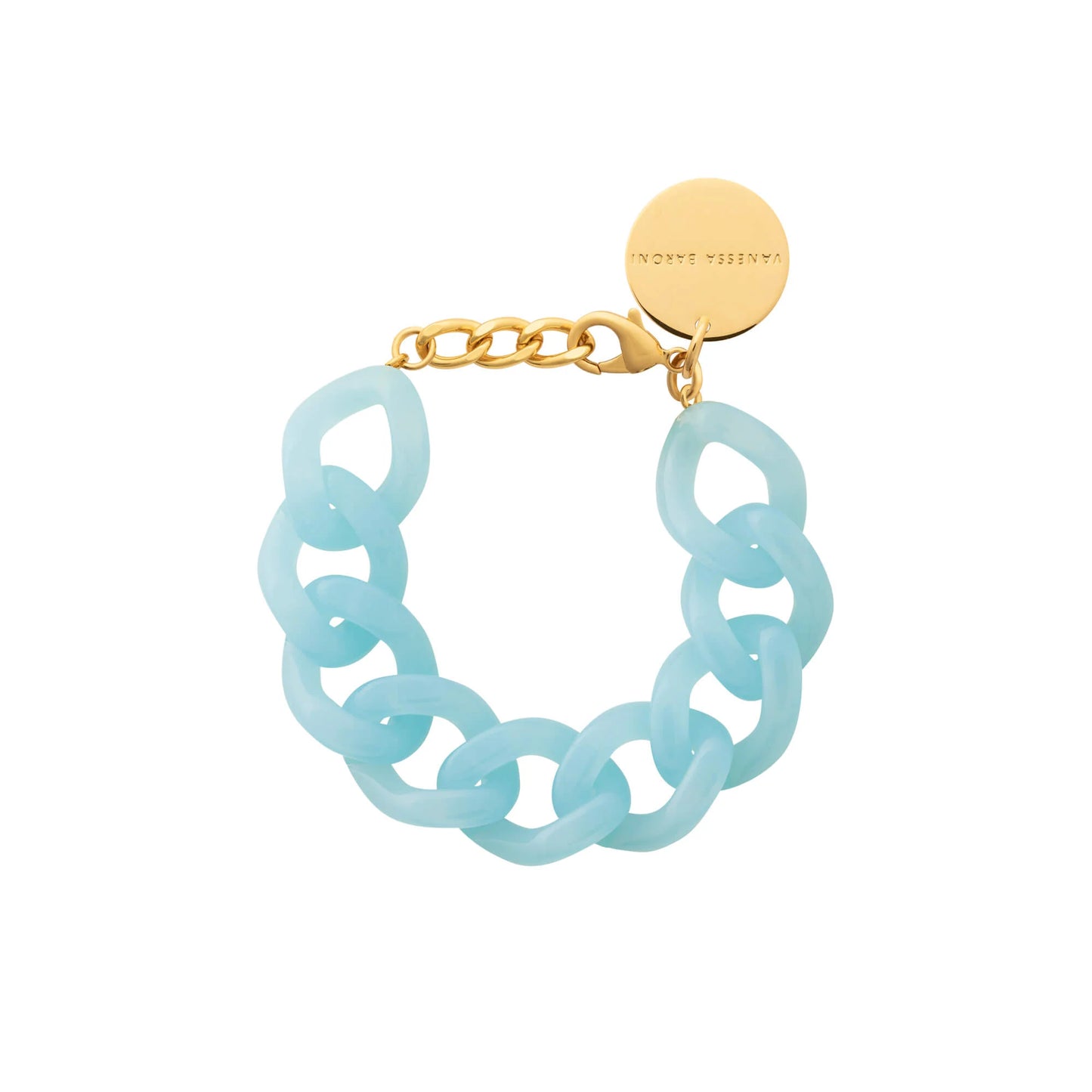 Bracelet Flat 2 Color Opaline Blue