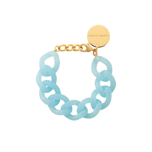 Bracelet Flat 2 Color Opaline Blue