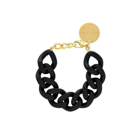 Bracelet Flat Matt Black
