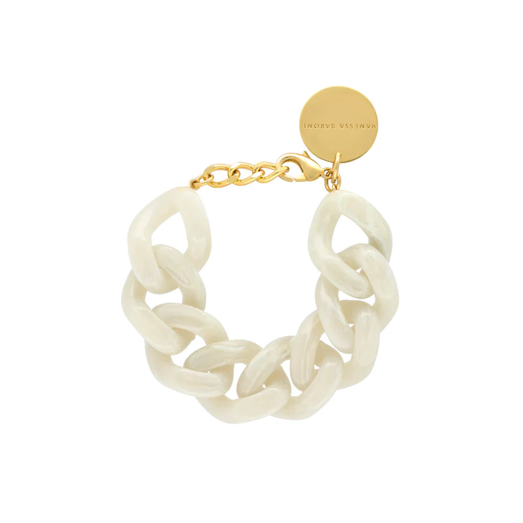 Bracelet Great Snow White Marble