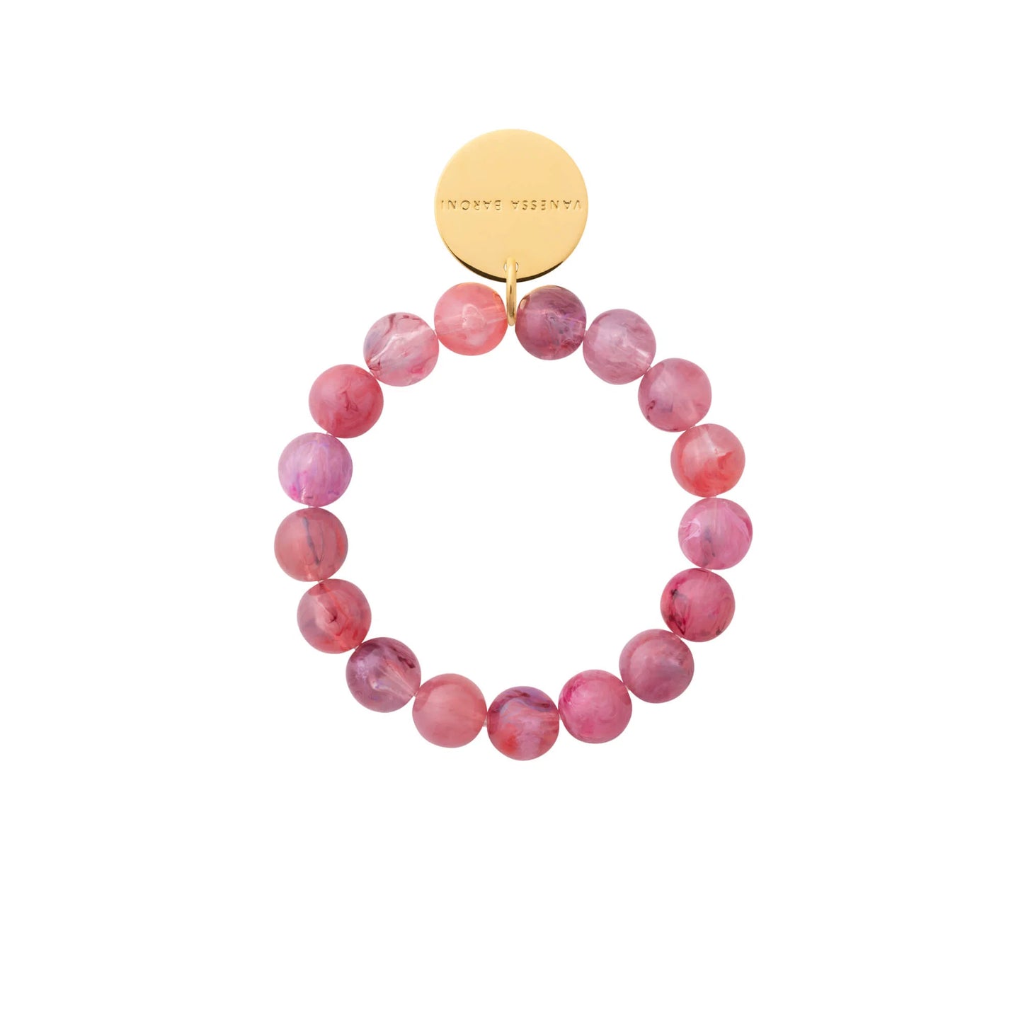 Bracelet Mini Beads Flex Crystal Pink