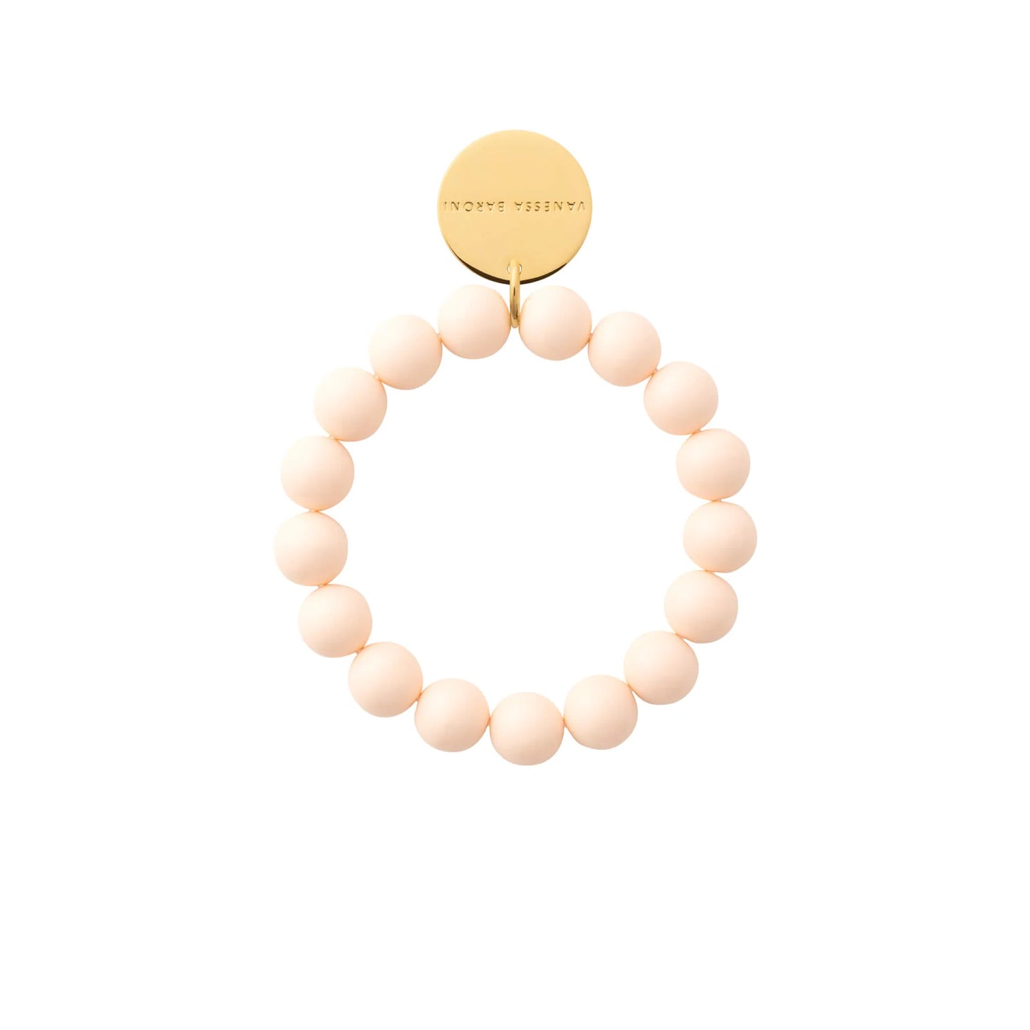 Bracelet Mini Beads Flex Latte Marble
