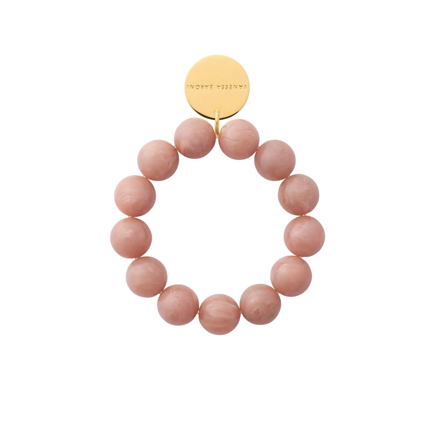 Bracelet Beads Flex Blush Marble