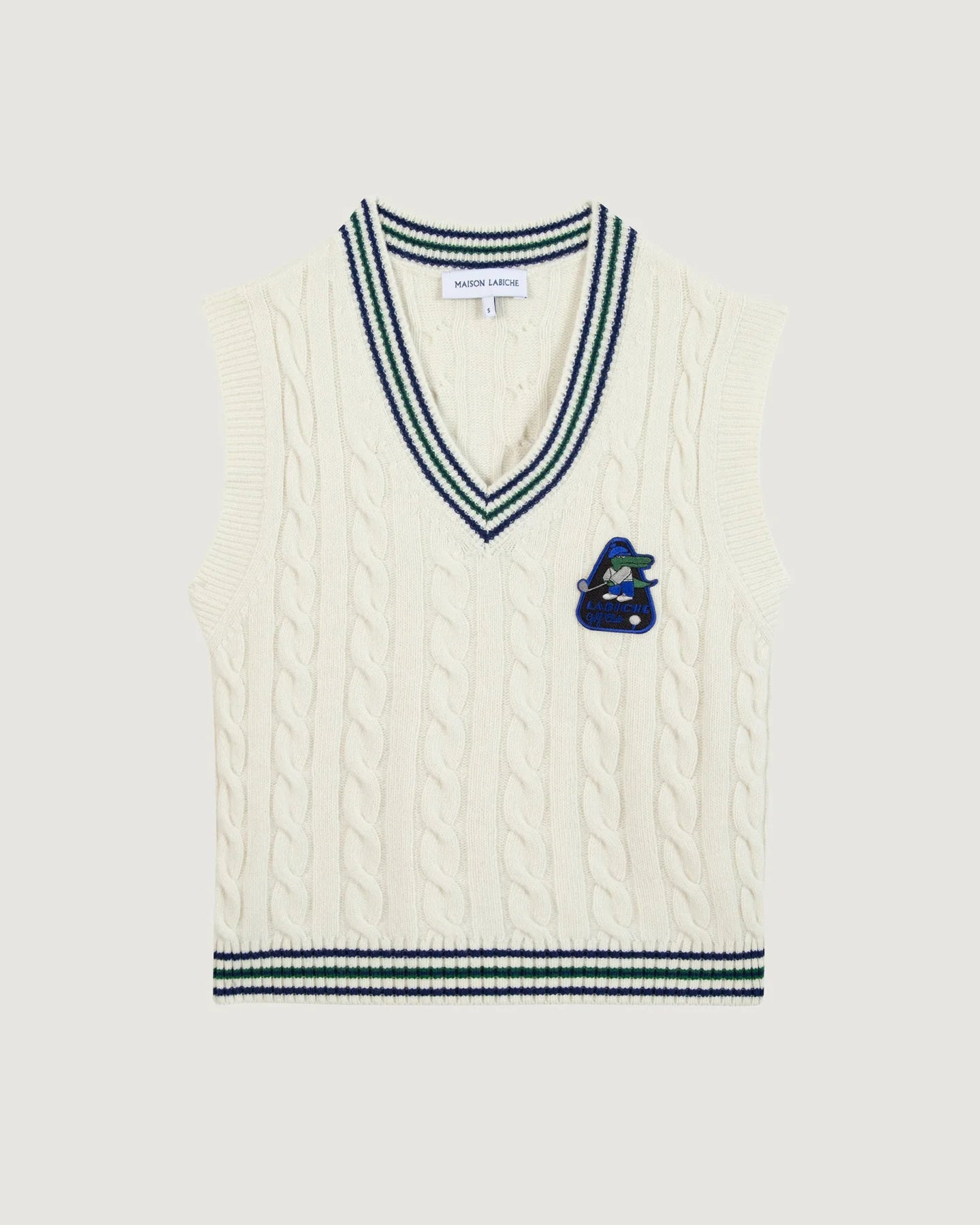 Pull Mithouard Croco Ivory