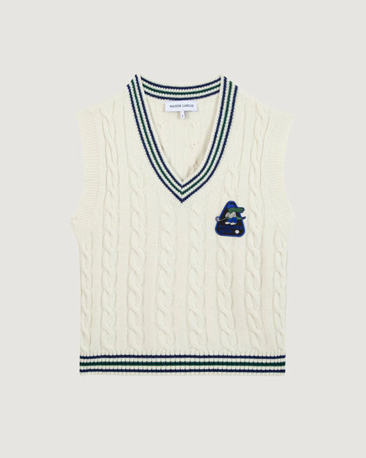 Pull Mithouard Croco Ivory