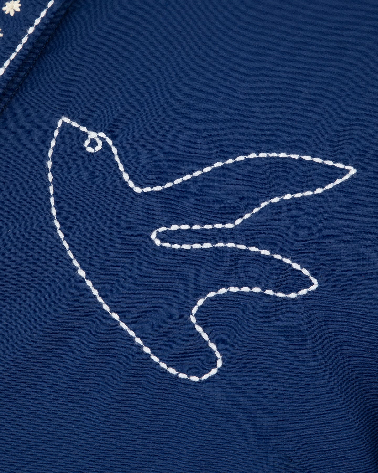 Chemise Valles Birds Ultramarine