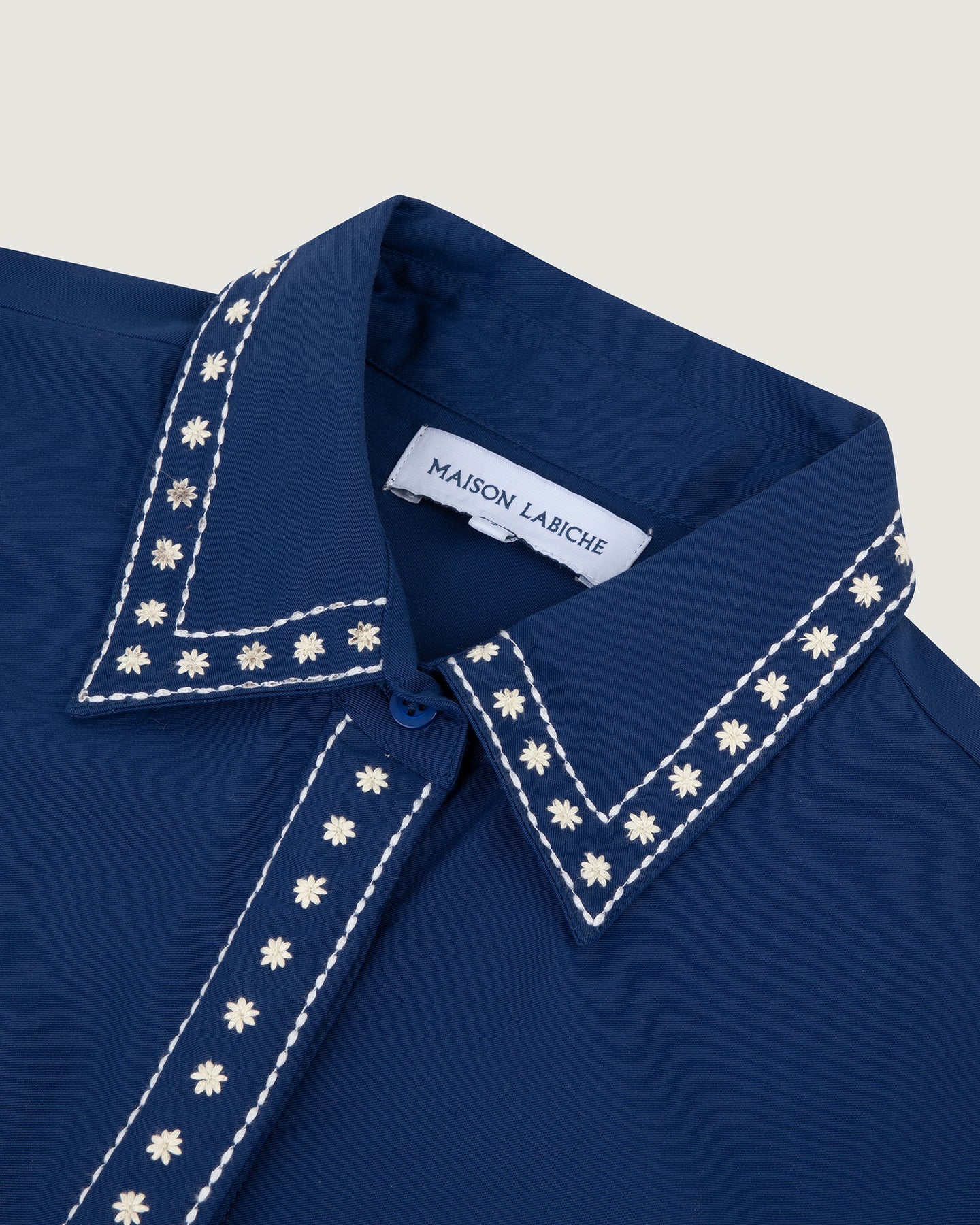 Chemise Valles Birds Ultramarine