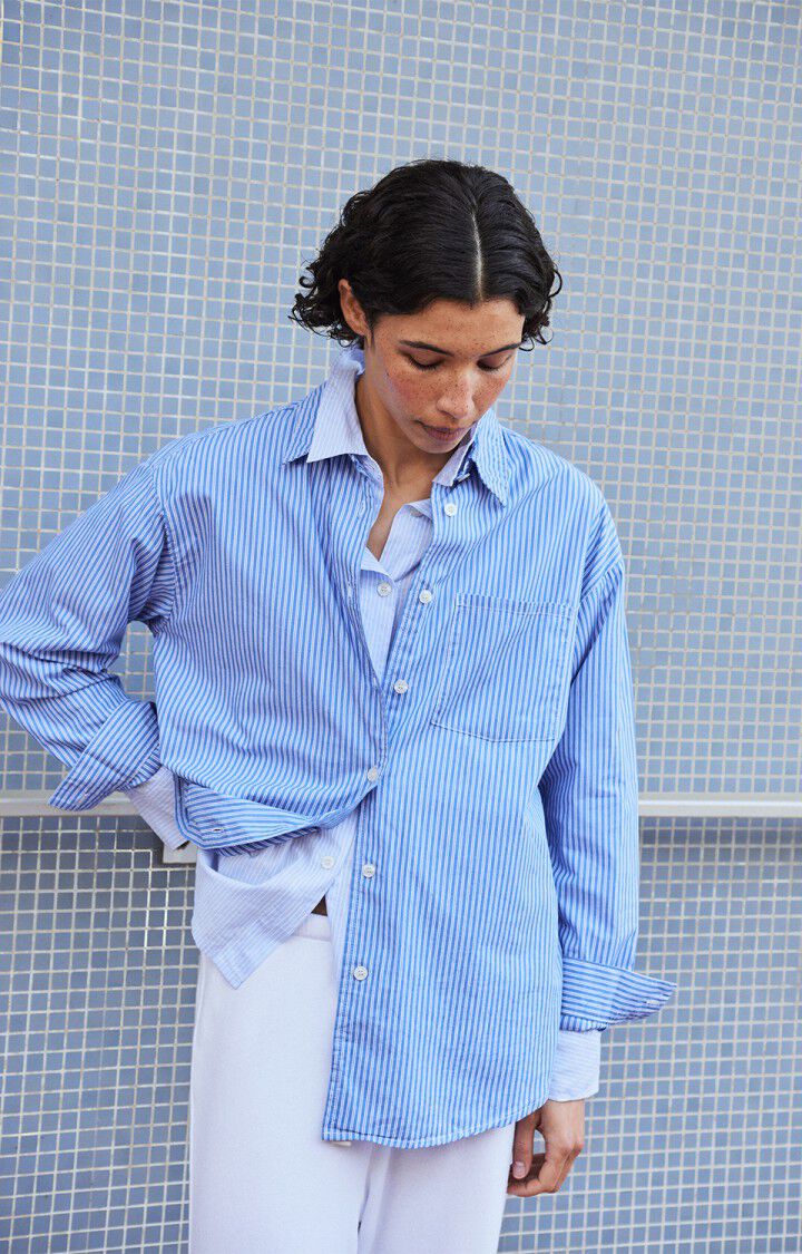 Chemise Zatybay Rayures Aqua
