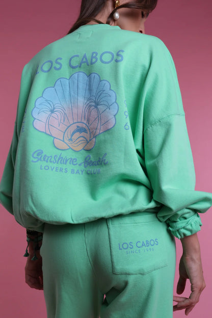 Sweat Zippé Los Cabos Green