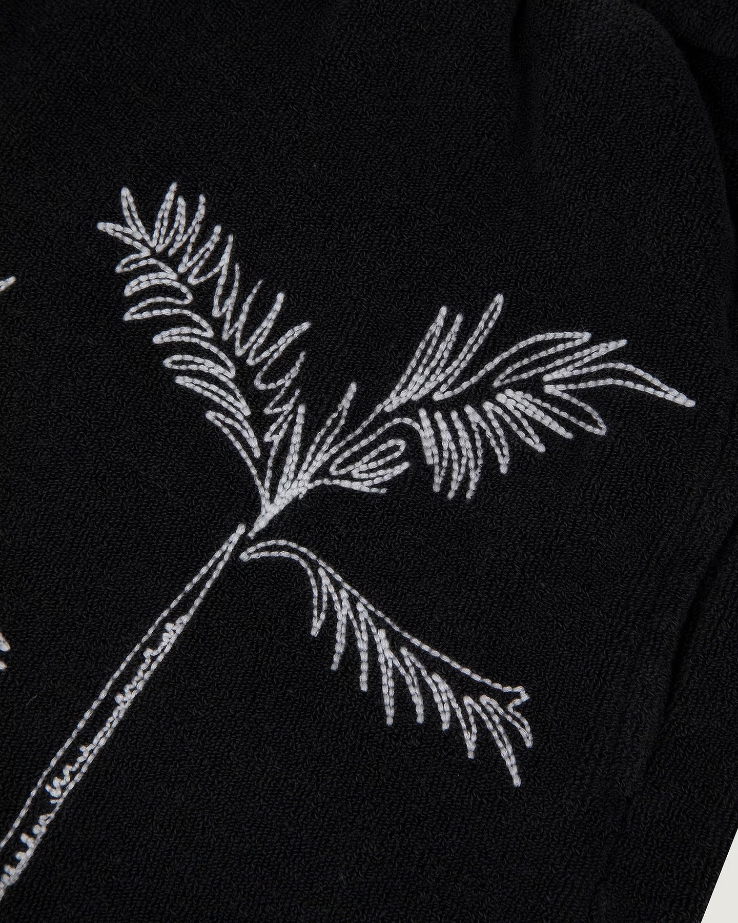 Short Trousseau Palm Charcoal